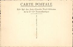 VINTAGE POSTCARD Marrakech Palate Of Bahia Main courtyard