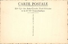 VINTAGE POSTCARD Env De Meknes Moulay Idriss Panorama And Chaine Of Zerhoun