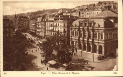 La POSTAL Argel de la VENDIMIA pone Bresson y el teatro