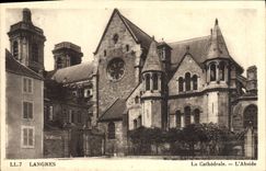 CPA Langres La Cathedrale L'Abside