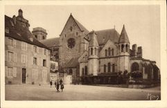 VINTAGE POSTCARD Small Tables De Langres apse Of the Cathedral St Mammes