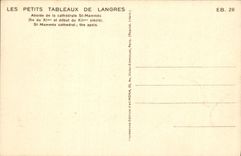 CPA Les Petits Tableaux De Langres abside De La Cathedrale St Mammes