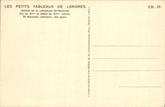 CPA Les Petits Tableaux De Langres Abside De La Cathedrale St Mammes
