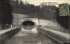 VINTAGE POSTCARD the High Chaumont Marne the Tunnel