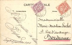 VINTAGE POSTCARD Montpezat Ruins Of the Castle De Pourcheyrolles