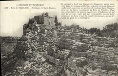 VINTAGE POSTCARD Ardeche Pittoreque Wood De Paiolive Hermitage Of Eugene Saint