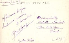 VINTAGE POSTCARD Illustrated Ardeche Argentiere View