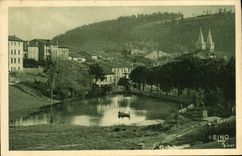 CPA La Louvesc Vue Centrale Et Lac