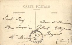 VINTAGE POSTCARD Picturesque Ardeche Peray Ruins Of the Old Castle De Crussol