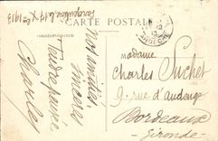 VINTAGE POSTCARD Illustrated Ardeche Largentiere the Cascade