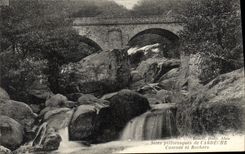VINTAGE POSTCARD Picturesque Sites Of Ardeche Cascades Of Rocks