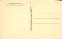 CPA Blois Le Chateau Facade Francois 1er
