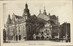 VINTAGE POSTCARD Koln has Rh Opernhaus