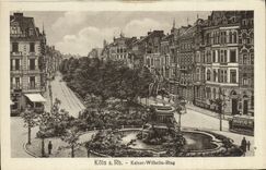 VINTAGE POSTCARD Koln has Rh Kaiser Wilhelm Ring