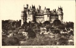 La POSTAL Pierrefonds de la VENDIMIA el castillo dimensiona norteño