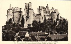 CPA Chateau De Pierrefonds En Ruines 