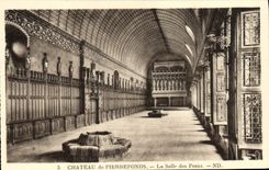 CPA Chateau De Pierrefonds La Salle Des Preux