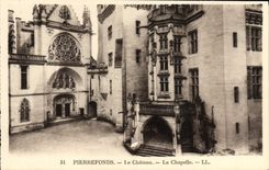 CPA Pierrefonds Le Chateau La Chapelle