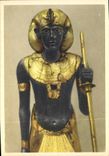 VINTAGE POSTCARD Ank Amen' S Treasures Life Sized Statue The King Egypt Concealed Off
