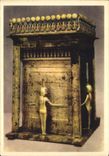 CPA Tut Ank Amen's Treasures Canopic shrine Egypte