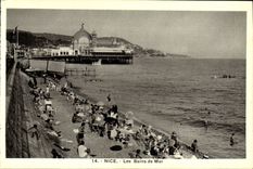 CPA Nice Les Bains de Mer