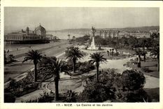 VINTAGE POSTCARD Nice the Casino and Gardens
