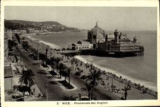 CPA Nice Promenade Des Anglais