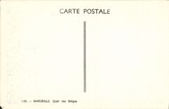 CPA Marseille Quai des Belges Bateaux