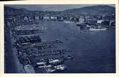 CPA Marseille Vue Generale du Vieux Port Bateaux