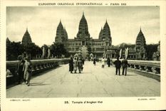 CPA Exposition Coloniale Internationale Paris 1931 Temple d'Angkor Vat