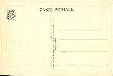 VINTAGE POSTCARD Fair Colonial International Paris 1931 Le Congo Belgian Seen from of the gantry of the luxury goods industries