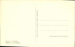 VINTAGE POSTCARD Puy de Dome seen of make tree