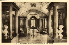 CPA Malmaison La bibliotheque