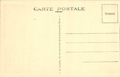 VINTAGE POSTCARD Malmaison the Room of Bonaparte and Souvenirs of the Hortense queen