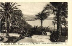 VINTAGE POSTCARD Monte Carlo Escaped On the Sea Towards Roquebrune