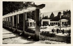 CPA Aix Les Bains Le parc et le palais des sources