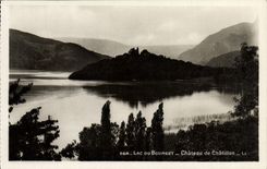 VINTAGE POSTCARD Lake Of Le Bourget Castle of Chatillon