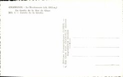 POSTAL MODERNA Chamonix los montenvers que la cueva del mar del hielo entró de la cueva