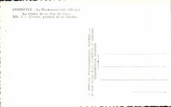 CPM Chamonix Le Montenvers La grotte de la mer de galce L'ours gardien de la grotte