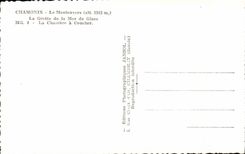 POSTAL MODERNA Chamonix Montenvers Grotte del mar del hielo el cuarto tiene que dormir