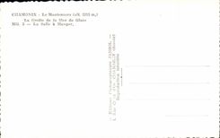 CPM Chamonix Le Montenvers La grotte de la mer de glace La salle a manger