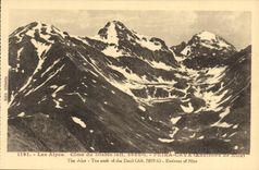 VINTAGE POSTCARD Cime of the Peira devil Undermined Surroundings of Nice