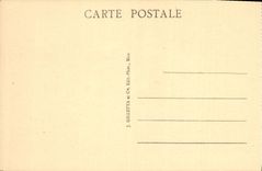 VINTAGE POSTCARD Peira Undermined Surroundings of Nice the Alpine range Skieurs Ski