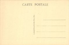 VINTAGE POSTCARD Escarene the Viaduct and Train station Nice Coni