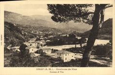 VINTAGE POSTCARD Cloth Surroundings of Nice