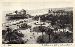 CPA Nice Le Palais de la Jetee et Jardins Albert 1er