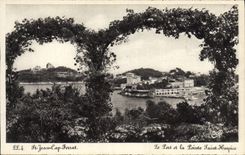 CPA St Jean Cap Ferrat Le Port et la Pointe saint Hospice