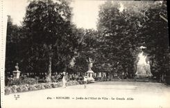 Jardín de Bourges de la POSTAL de la VENDIMIA del ayuntamiento el callejón grande