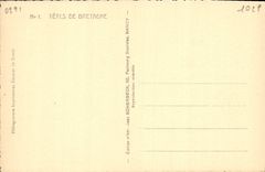 CPA Tetes de Bretagne Folklore Costume