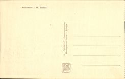 VINTAGE POSTCARD Paris International exhibition 1937 House Of Tourism